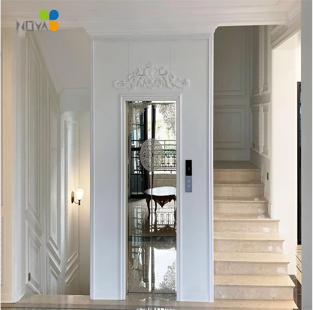 VTEV106 Ascensores Elevadores Ardchaighdeáin Villa le haghaidh Nuachóiriú Tí