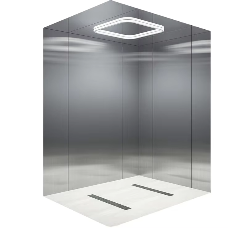 VTEP105 Ascensores Ardaitheoirí Paisinéirí Cónaithe Só Gearless AC Ciúin Éifeachtúil & Stylish PVC