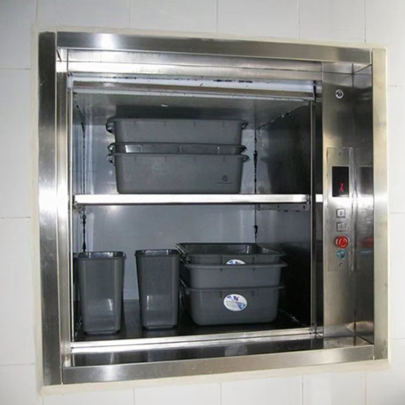 VTEF105 Ascensores Elevadores Ardaitheoir Dumbwaiter Ingearach le haghaidh Úsáide Bialainne agus Ceaintín