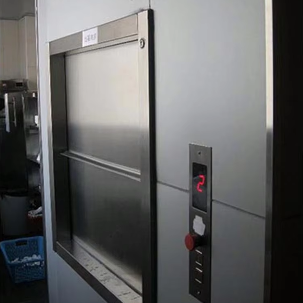 VTEF105 Ascensores Elevadores Ardaitheoir Dumbwaiter Ingearach le haghaidh Úsáide Bialainne agus Ceaintín
