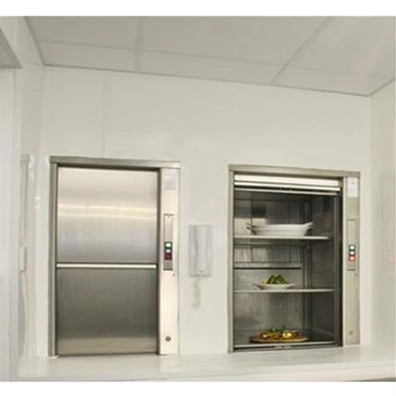 Ardaitheoir Dumbwaiter Earraí Beaga VTEF103 Ascensores don Oifig agus Bialann