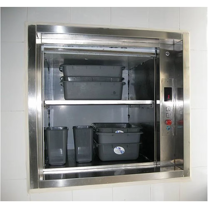 Ardaitheoir Dumbwaiter Earraí Beaga VTEF103 Ascensores don Oifig agus Bialann