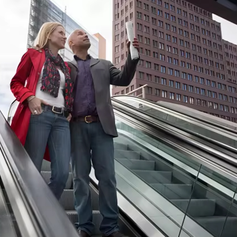 VTES102 0.5m_s Escalator Luas Allamuigh agus Siúlóidí Bogtha le haghaidh Praghas Monarcha
