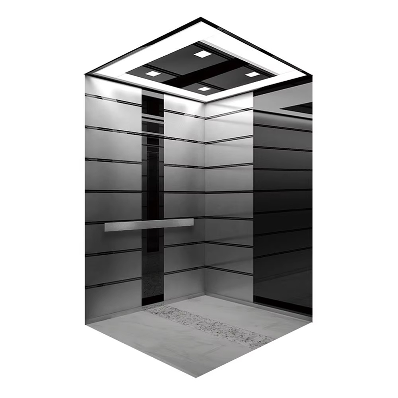 VTEP118 Elevadores Ardaitheoirí Paisinéirí Casta Gearless AC PVC Tógáil Cruach Dhosmálta Feabhsaítear Gnéithe Cliste Deimhnithe ISO90001
