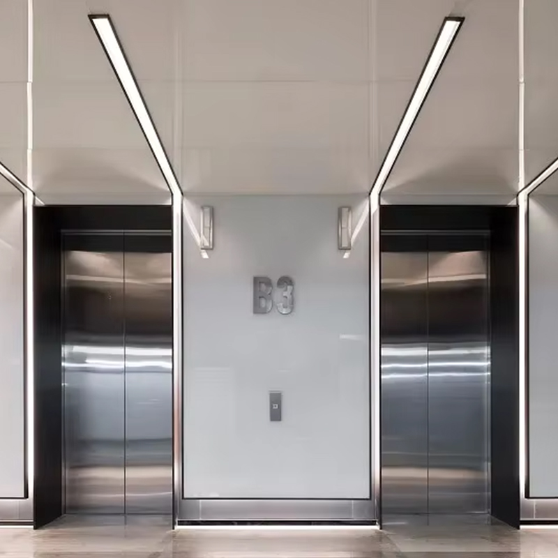 VTEP118 Elevadores Ardaitheoirí Paisinéirí Casta Gearless AC PVC Tógáil Cruach Dhosmálta Feabhsaítear Gnéithe Cliste Deimhnithe ISO90001