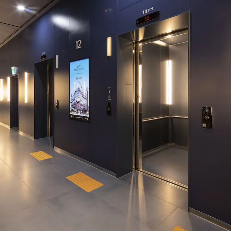 Ardaitheoirí Paisinéirí Ascensores VTEP119 AC Gearless le haghaidh Foirgnimh Ilscéalta Suiteáil Éasca Cruach Dhosmálta Deimhnithe ISO9001