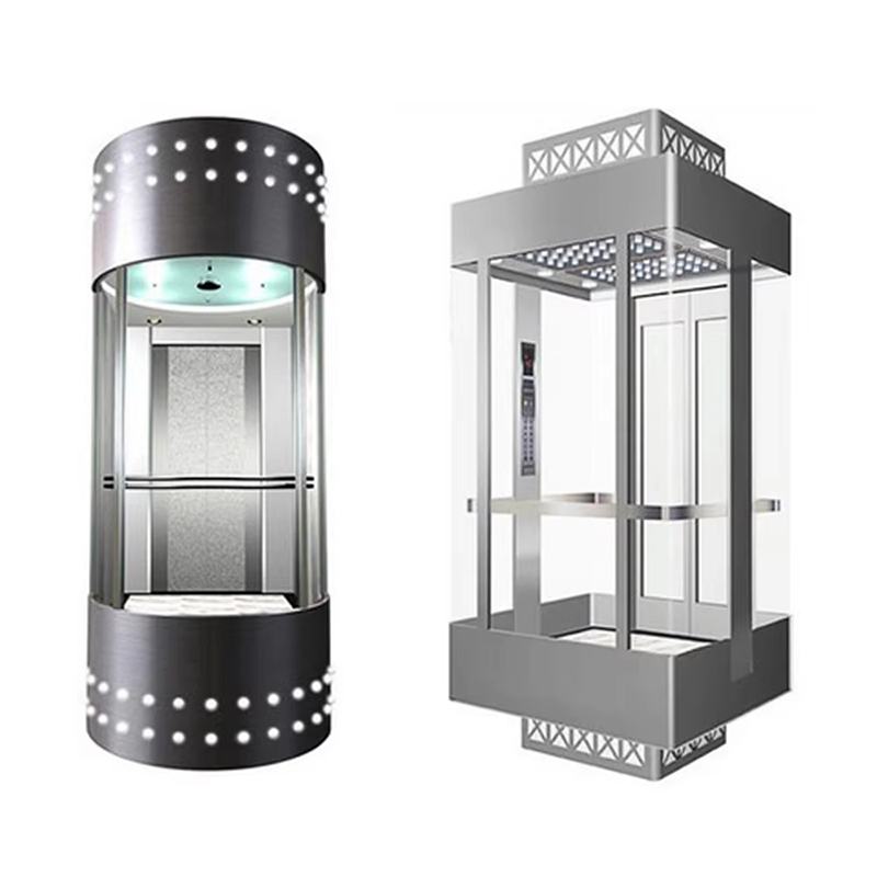 VTEO103 Ardaitheoir Breathnaithe Só Ascensores le Dearadh Lánléargais Gloine d'Fhoirgnimh Thráchtála