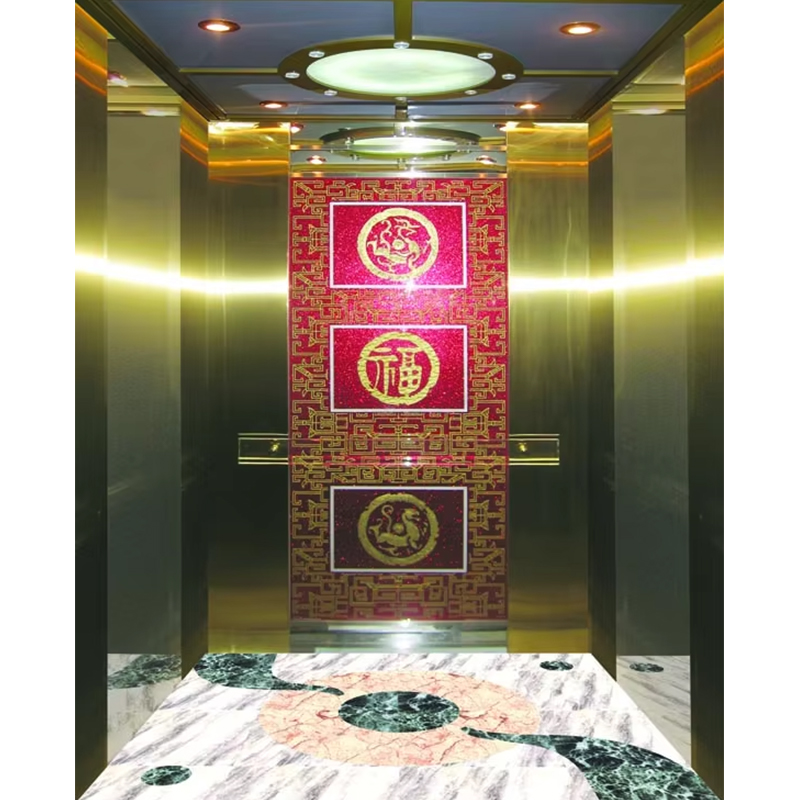 Páirteanna Elevator VTSP132 Dearadh Nua-Aimseartha Cábáin Ardaithe Cruach Dhosmálta Méid Saincheaptha do Thionscadail Chónaithe & Tráchtála