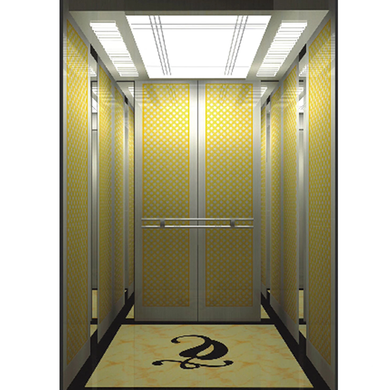 Páirteanna & Gabhálais Elevator VTSP135 Cábáin Ardaithe Paisinéirí Tráchtála le Painéil Balla Frith-Scratch