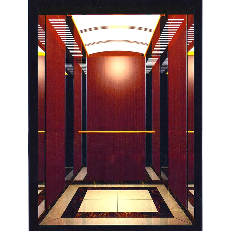 Páirteanna & Gabhálais Elevator VTSP135 Cábáin Ardaithe Paisinéirí Tráchtála le Painéil Balla Frith-Scratch