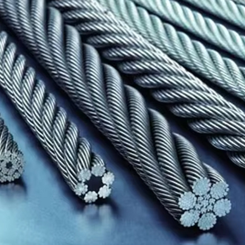 VTSP265 Cruach Dhosmálta 12mm Córas Tarraingthe Ardaitheoir Paisinéirí Ardaitheoir Cruach Wire Rope