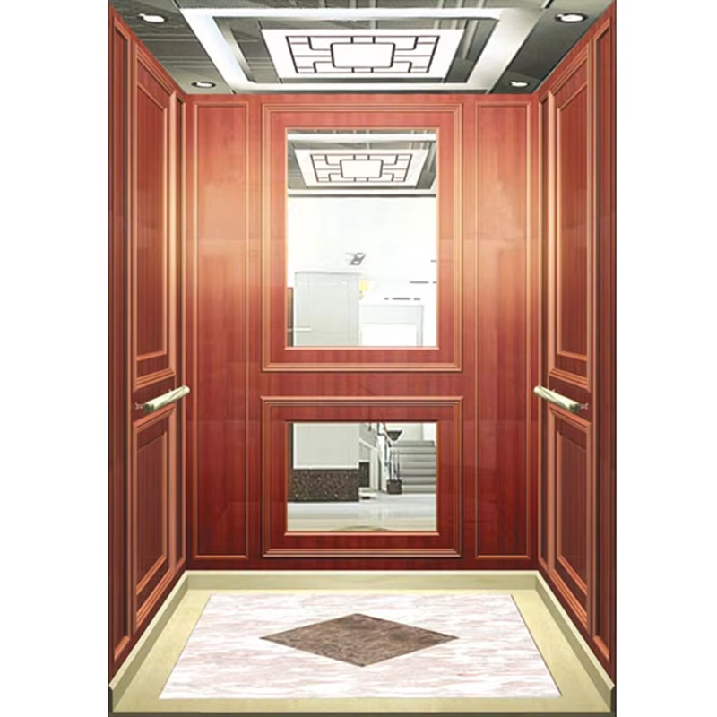 Páirteanna & Gabhálais Elevator VTSP128 Cábáin Ardaithe Breathnadóireachta Préimhe le Ballaí Gloine Iomlána