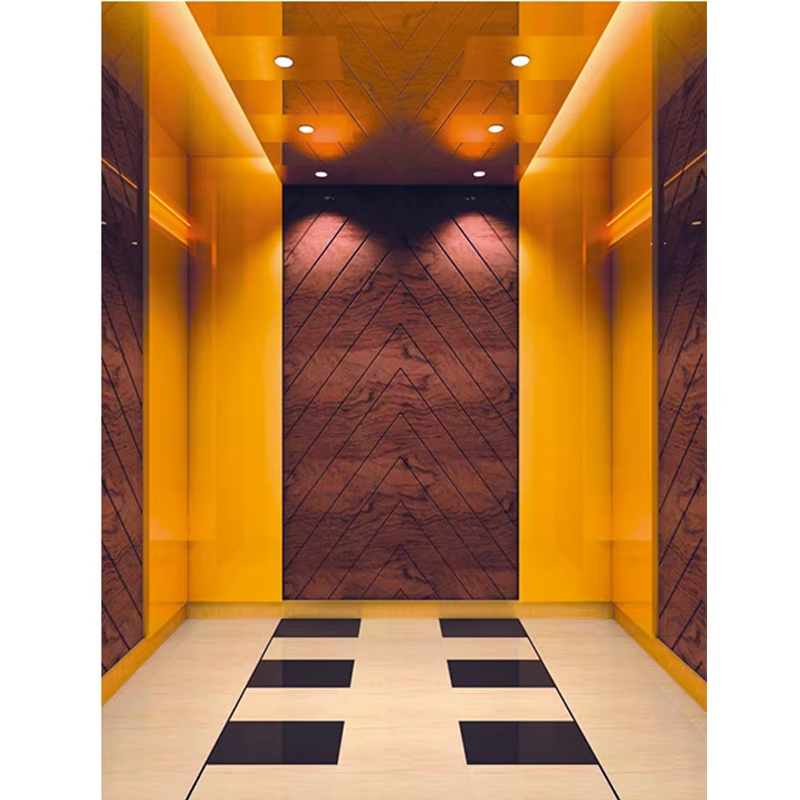 Páirteanna & Gabhálais Elevator VTSP126 Cábáin Ardaithe Paisinéirí le Maisiú Intí Nua-Aimseartha